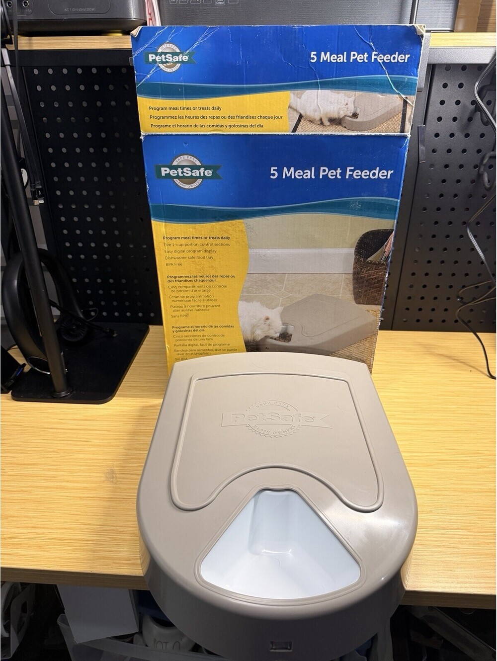 PetSafe 5 Meal Pet Feeder Automatic Feeder New Never used